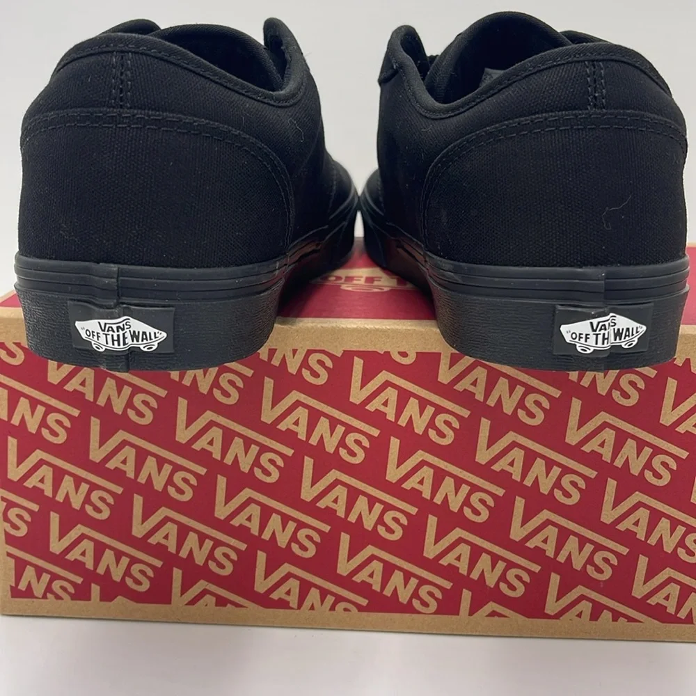 Vans Men's Black Canvas Sneakers Atwood (Canvas) Black/Black
VN000TUY186 - Picture 13 of 16